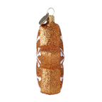 Amber Solstice Frost | Hand-Painted Glass Ornament | Blubom 2022-189