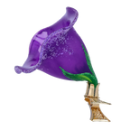 Sovereign Midnight Aria | Hand-Painted Glass Ornament | Blubom 2022-199