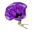 Load image into Gallery viewer, Sovereign Midnight Aria | Hand-Painted Glass Ornament | Blubom 2022-199
