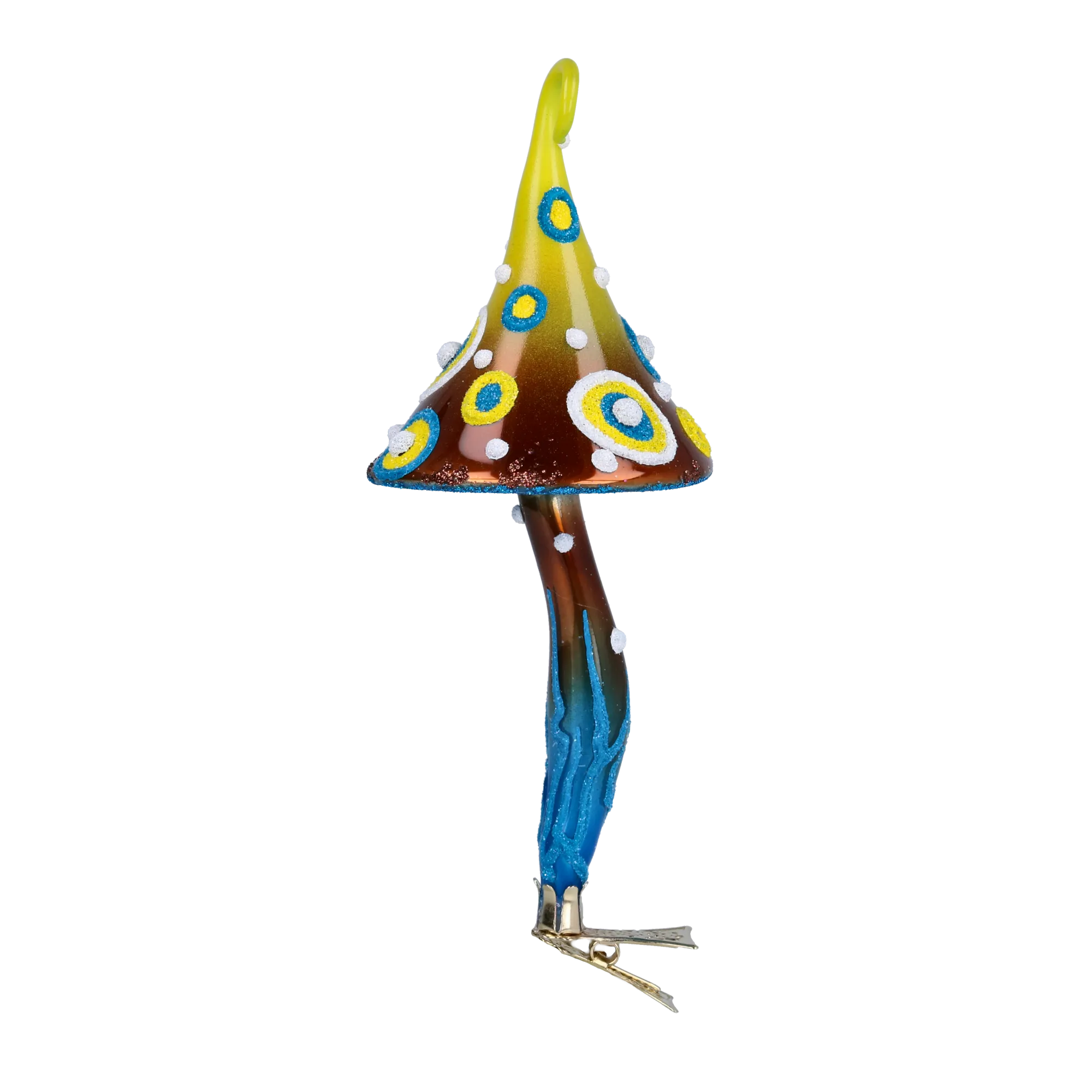 Curled-Cap Mushroom in Kaleidoscope