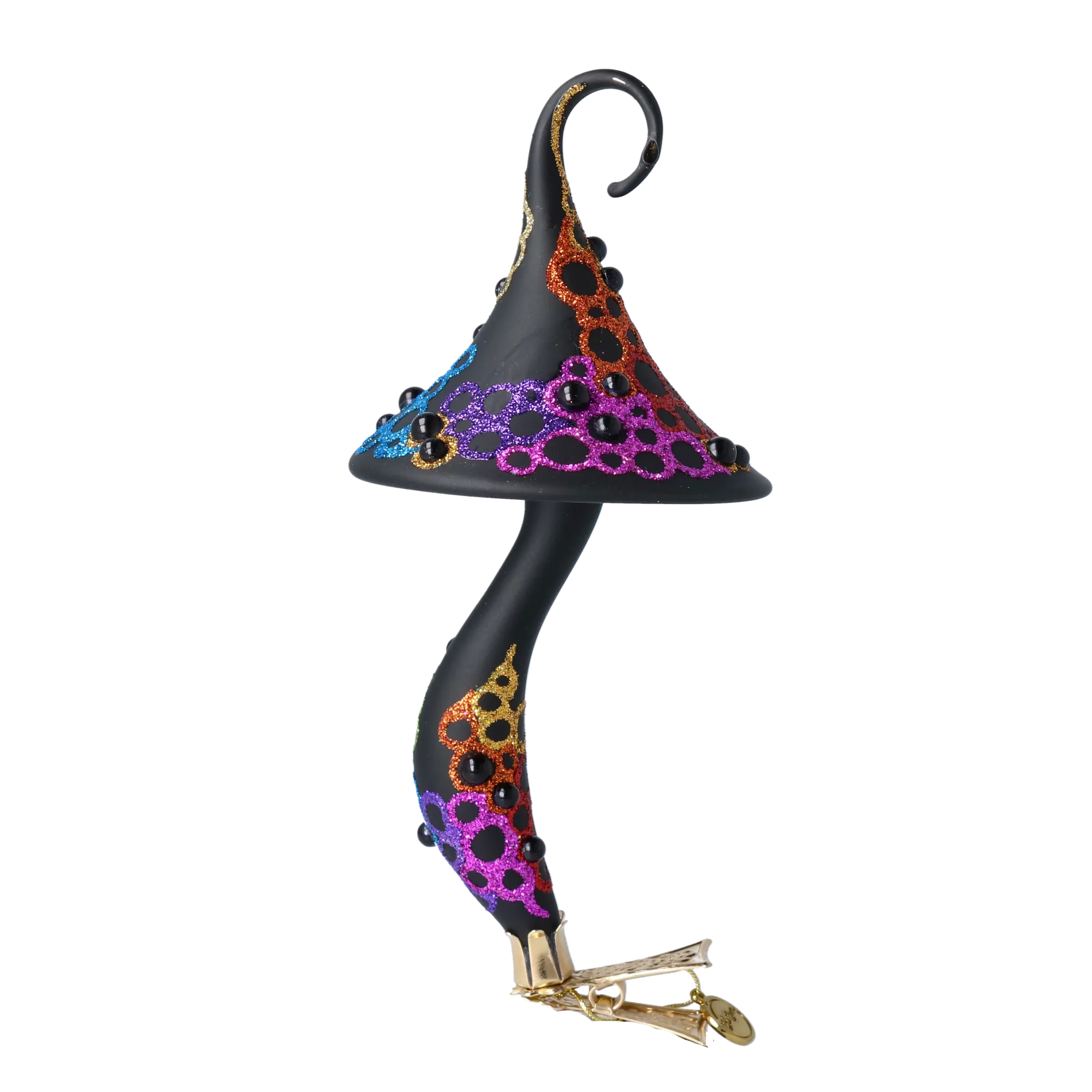 Electric Nightshade | Hand-Painted Glass Ornament | Blubom 2022-206