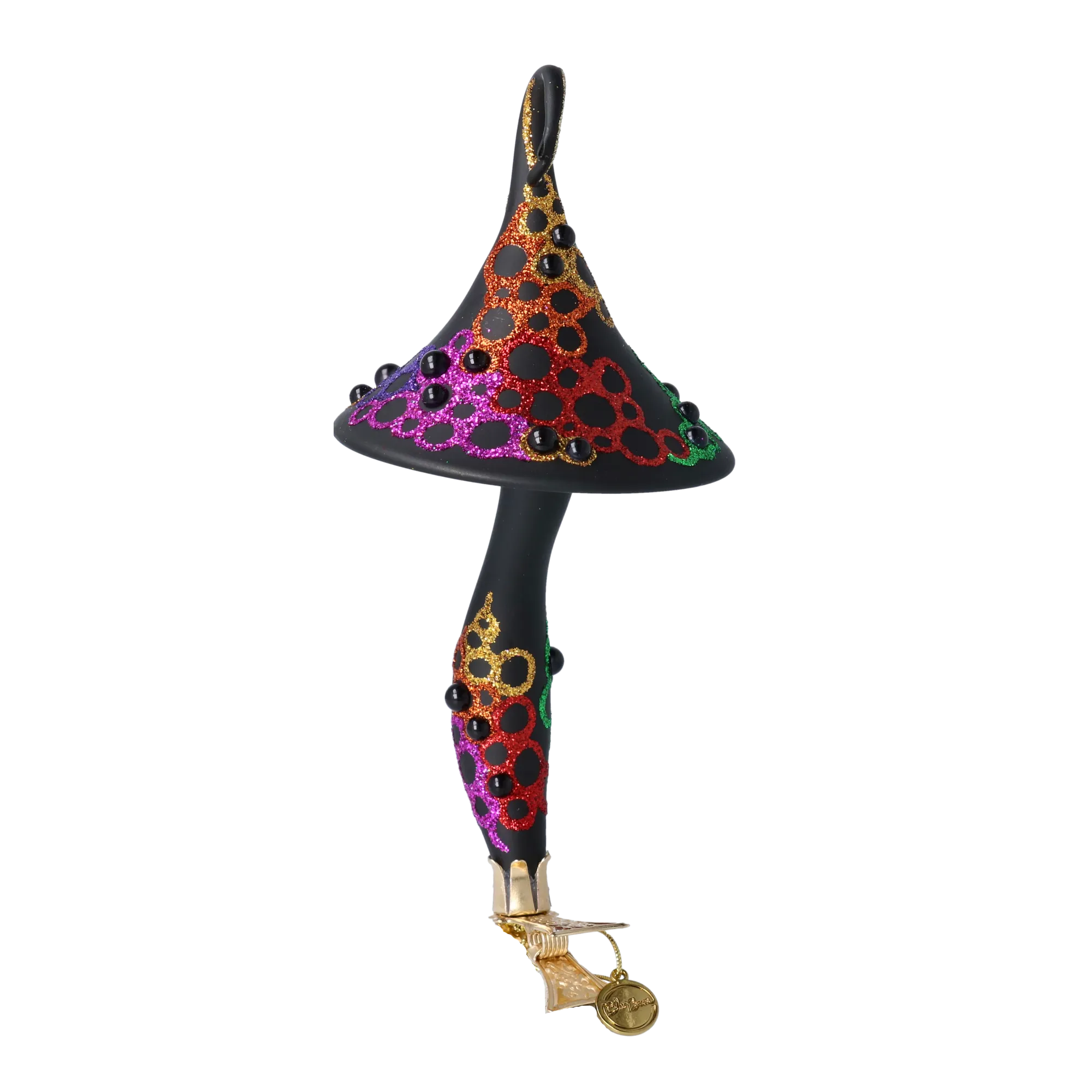 Electric Nightshade | Hand-Painted Glass Ornament | Blubom 2022-206