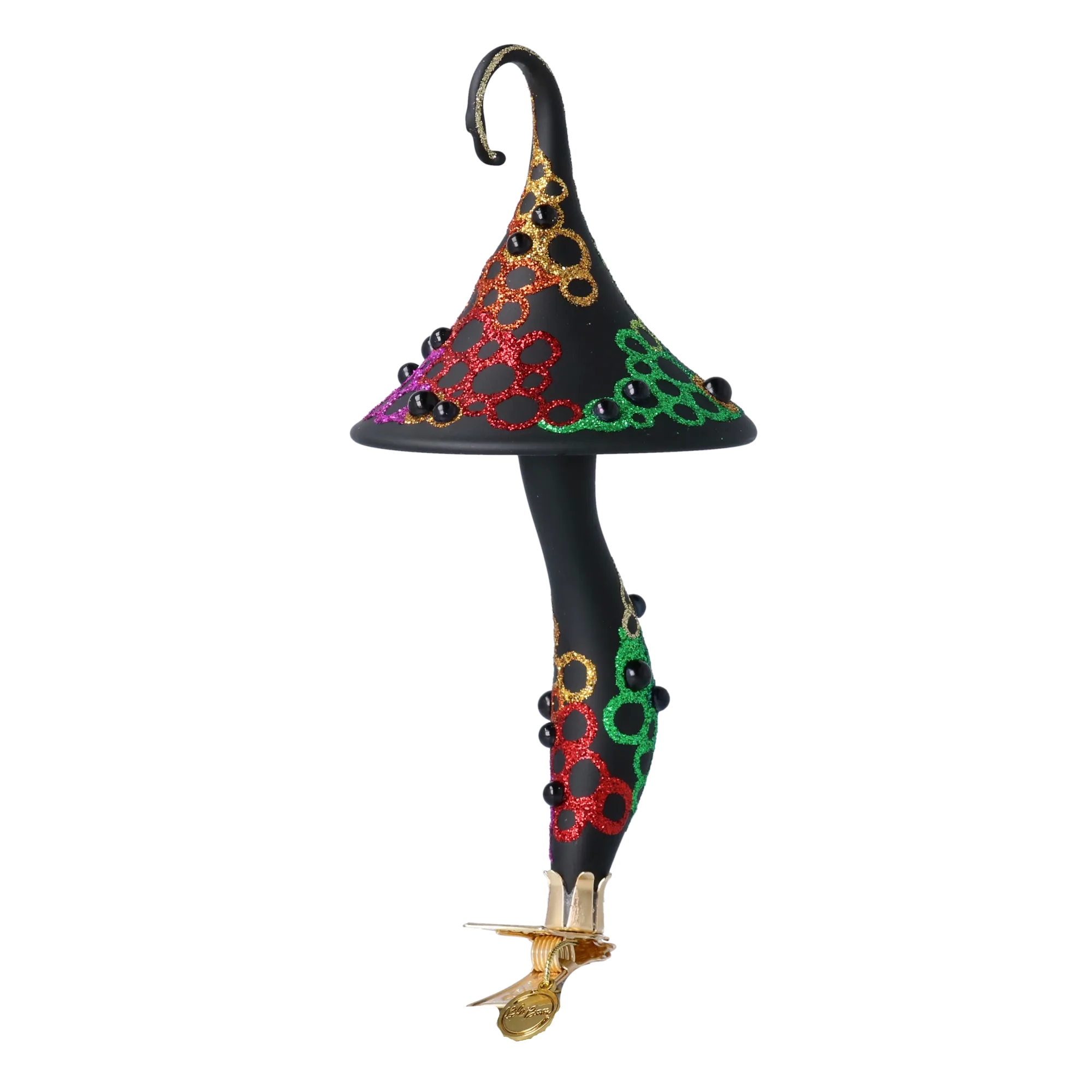 Electric Nightshade | Hand-Painted Glass Ornament | Blubom 2022-206