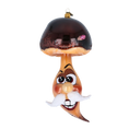 Load image into Gallery viewer, Cheerful Forest Grandpa Mushroom  Handmade Glass Christmas ornament 2022-208
