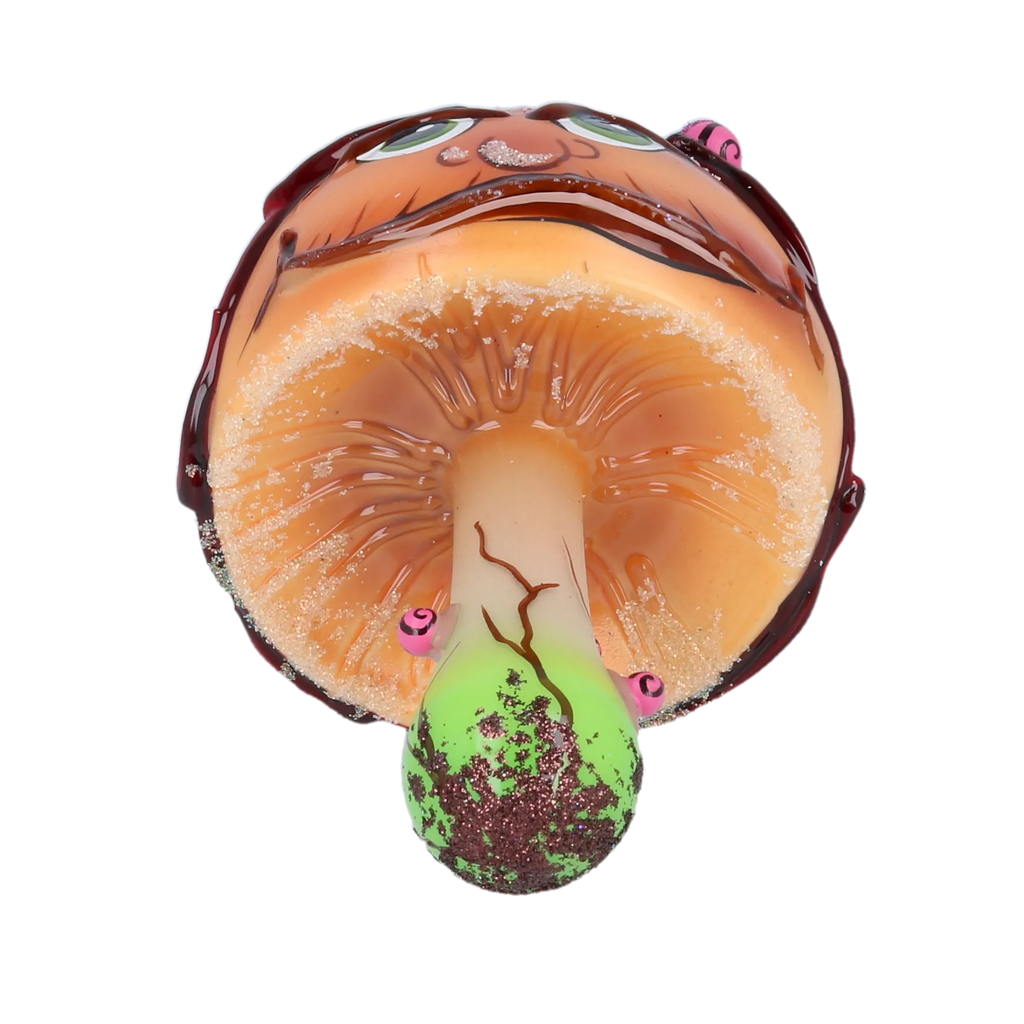 Sullen Moss Sovereign | Hand-Painted Glass Ornament | Blubom 2022-209