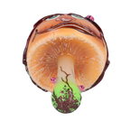 Sullen Moss Sovereign | Hand-Painted Glass Ornament | Blubom 2022-209