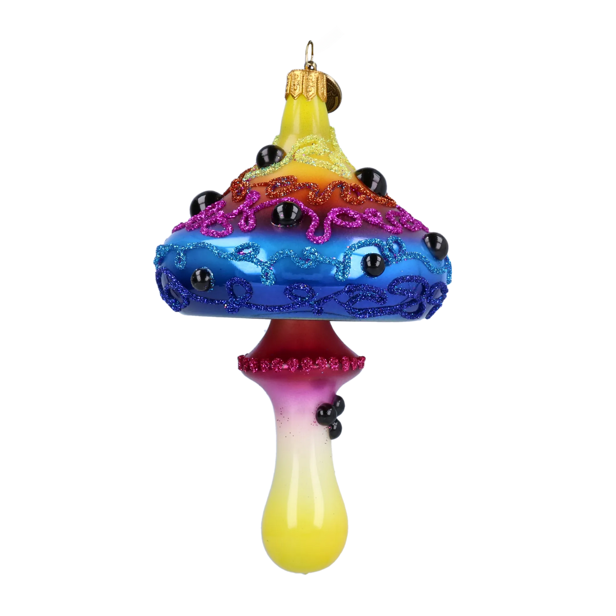 Vivid Parasol | Hand-Painted Glass Ornament | Blubom 2022-213