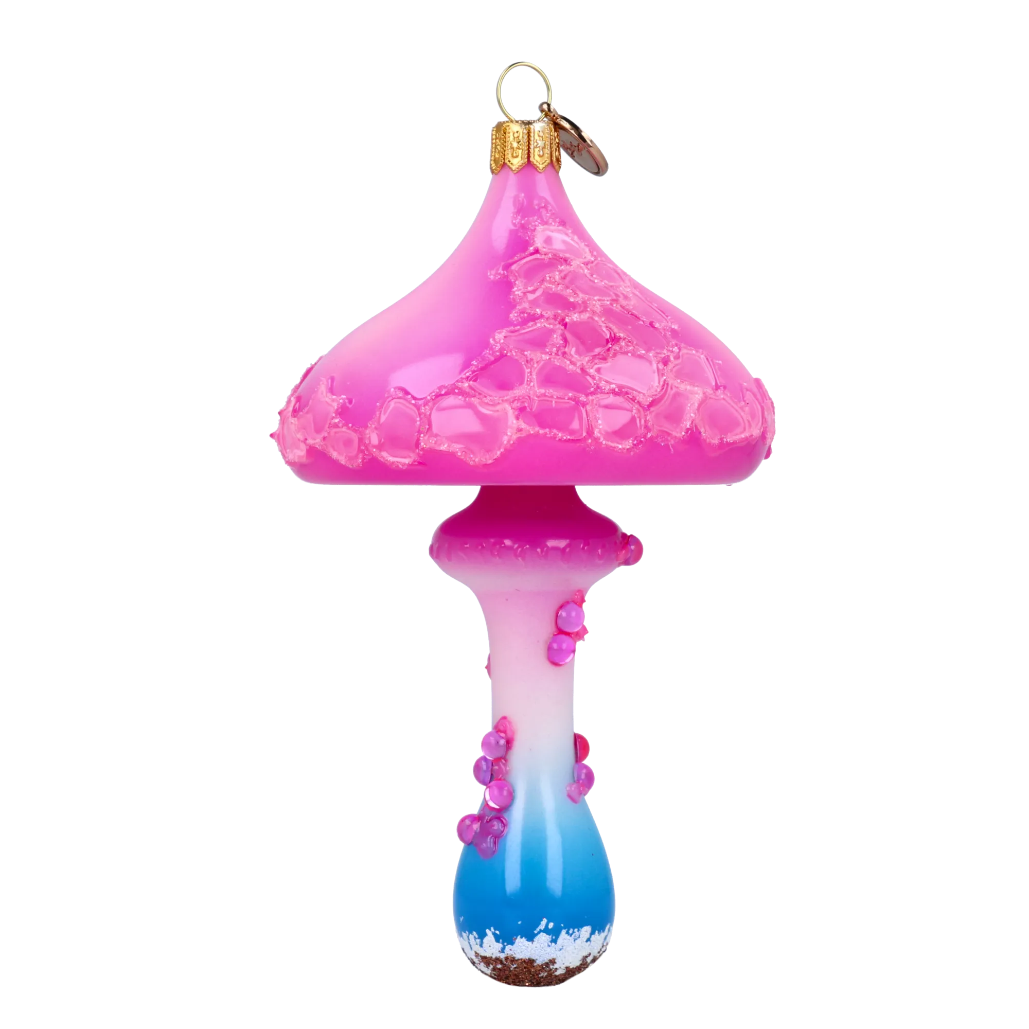 Ringed Mushroom in Fuchsia