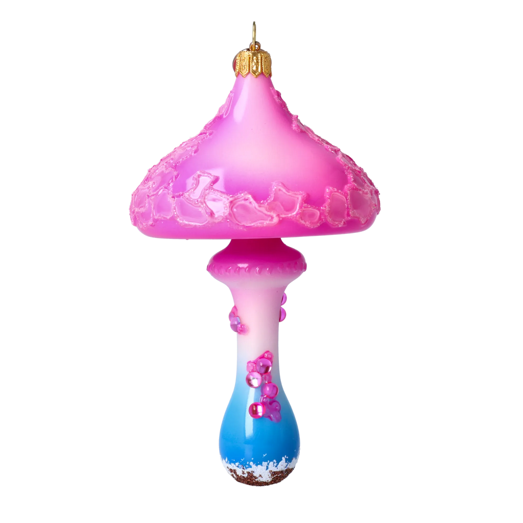 Electric Twilight Spore | Hand-Painted Glass Ornament | Blubom 2022-214
