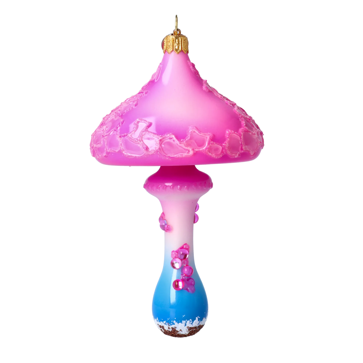 Electric Twilight Spore | Hand-Painted Glass Ornament | Blubom 2022-214