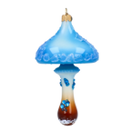 Cerulean Frost Canopy | Hand-Painted Glass Ornament | Blubom 2022-215