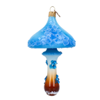 Cerulean Frost Canopy | Hand-Painted Glass Ornament | Blubom 2022-215