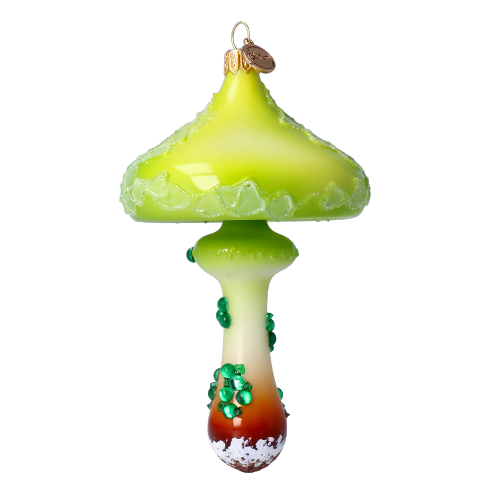 Verdant Dew Sprout | Hand-Painted Glass Ornament | Blubom 2022-216