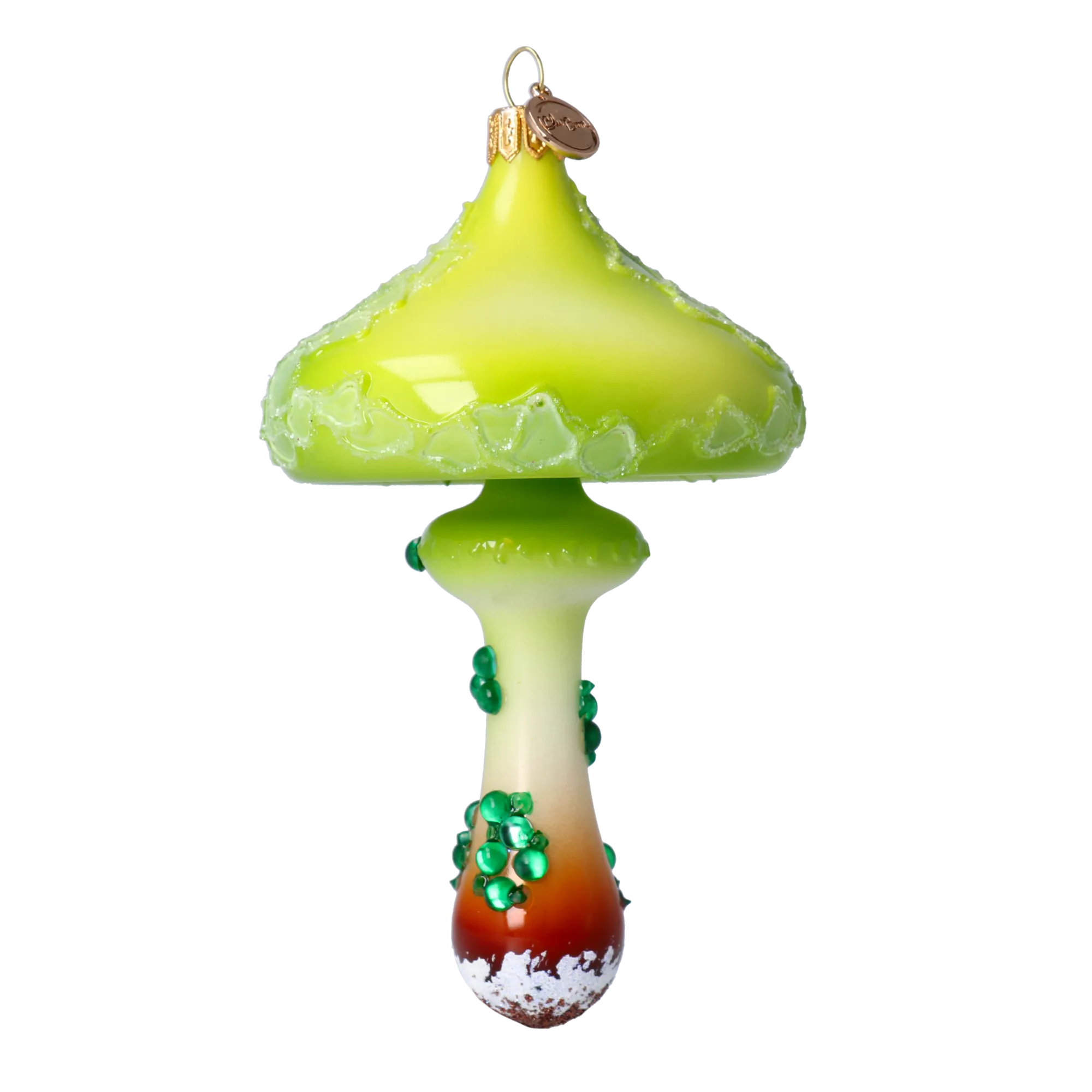 Verdant Dew Sprout | Hand-Painted Glass Ornament | Blubom 2022-216