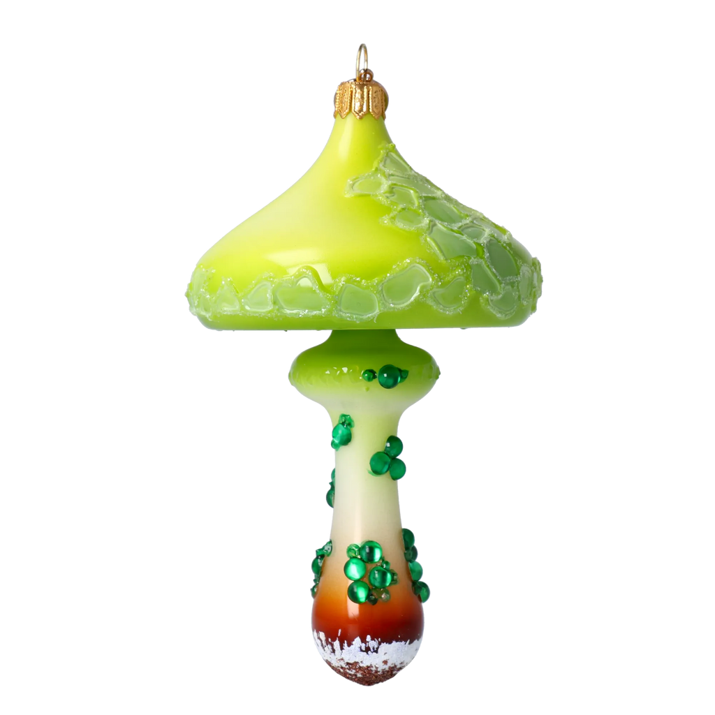 Verdant Dew Sprout | Hand-Painted Glass Ornament | Blubom 2022-216