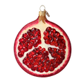 Garnet Seed Abundance | Hand-Painted Glass Ornament | Blubom 2022-235