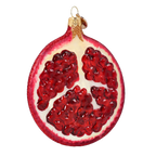Garnet Seed Abundance | Hand-Painted Glass Ornament | Blubom 2022-235