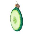Crisp Jade Silence | Hand-Painted Glass Ornament | Blubom 2022-240