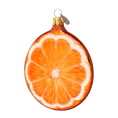 Load image into Gallery viewer, Orange slice. Handmade Glass Christmas ornament. 2022-241
