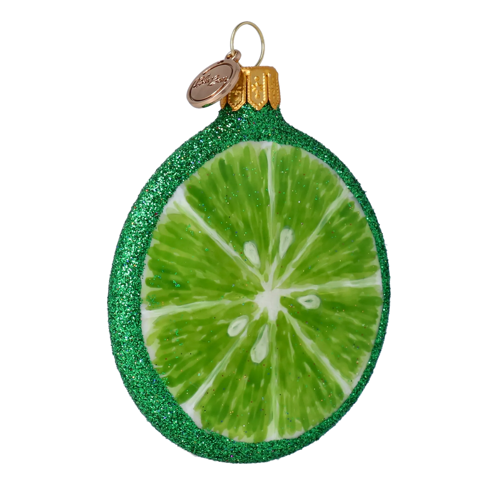 Verdant Pulse | Hand-Painted Glass Ornament | Blubom 2022-242