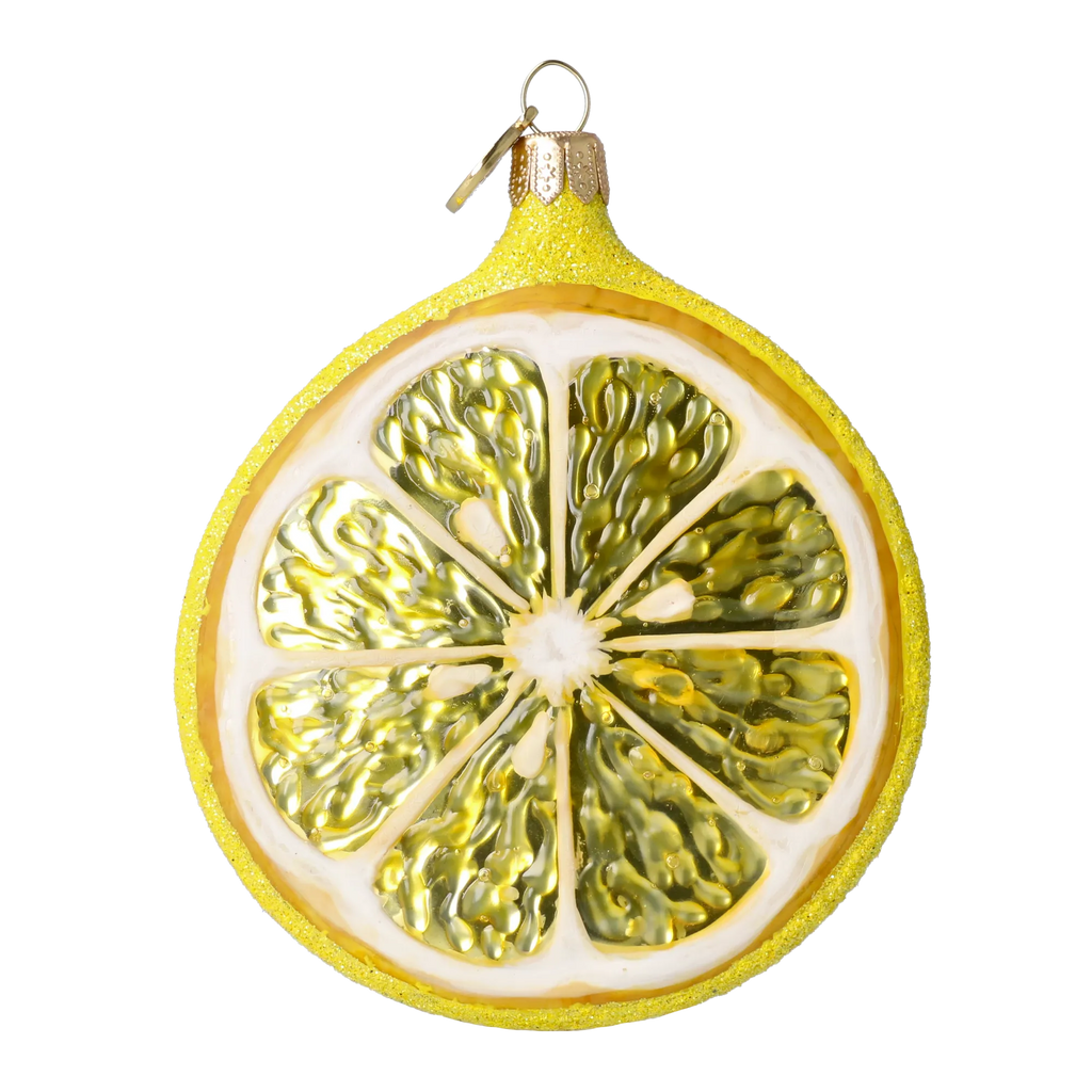 Citrus Radiance | Hand-Painted Glass Ornament | Blubom 2022-243