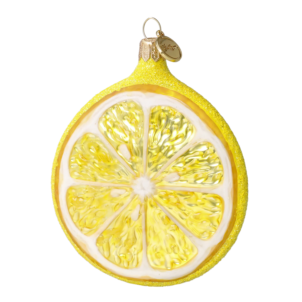 Citrus Radiance | Hand-Painted Glass Ornament | Blubom 2022-243