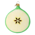 Hidden Orchard Bloom | Hand-Painted Glass Ornament | Blubom 2022-244