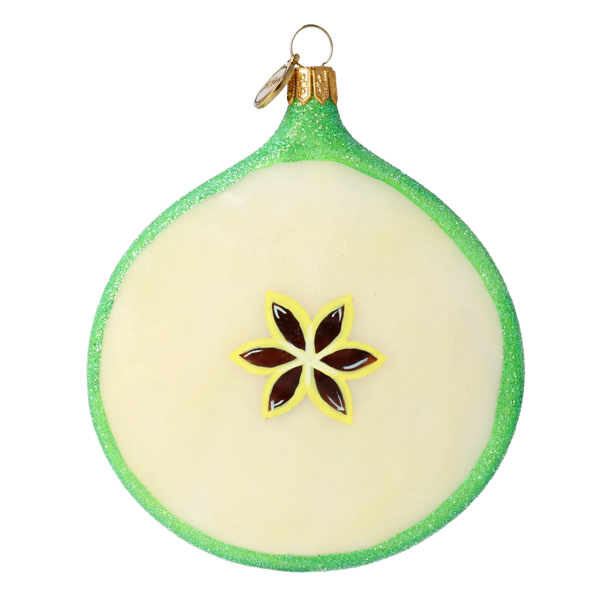 Hidden Orchard Bloom | Hand-Painted Glass Ornament | Blubom 2022-244