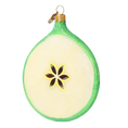 Load image into Gallery viewer, Christmas Apple - Handmade Glass Christmas ornament. 2022-244
