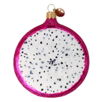 Magenta Midnight Pulse | Hand-Painted Glass Ornament | Blubom 2022-245