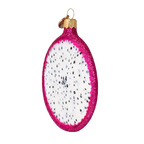Magenta Midnight Pulse | Hand-Painted Glass Ornament | Blubom 2022-245