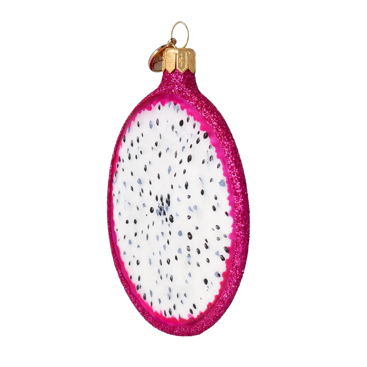 Magenta Midnight Pulse | Hand-Painted Glass Ornament | Blubom 2022-245