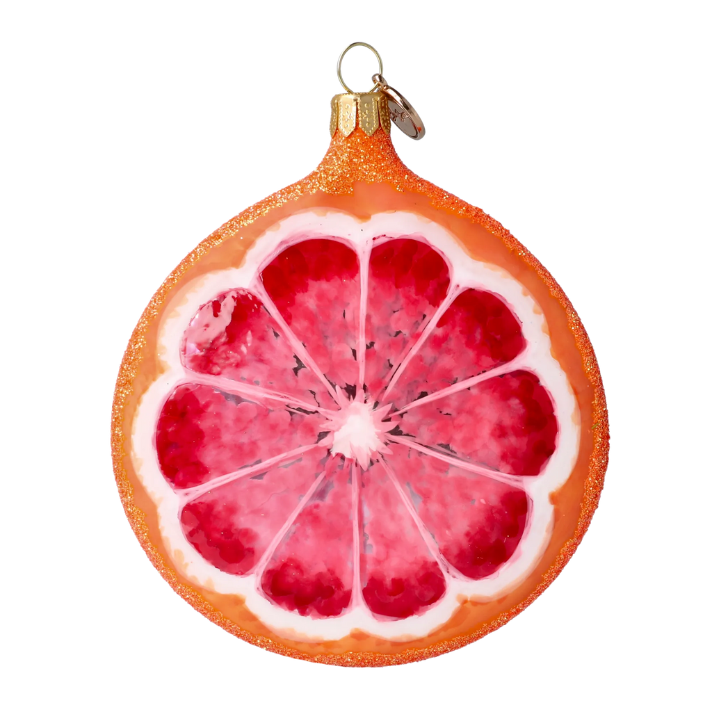 Ruby Meridian | Hand-Painted Glass Ornament | Blubom 2022-246