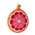 Load image into Gallery viewer, Grapefruit slice. Handmade Glass Christmas ornament. 2022-246
