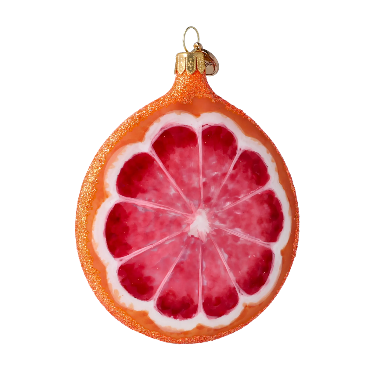 Ruby Meridian | Hand-Painted Glass Ornament | Blubom 2022-246