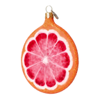 Ruby Meridian | Hand-Painted Glass Ornament | Blubom 2022-246