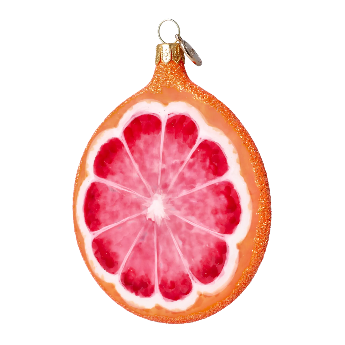 Ruby Meridian | Hand-Painted Glass Ornament | Blubom 2022-246
