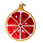 Ruby Meridian | Hand-Painted Glass Ornament | Blubom 2022-246
