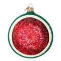 Ruby Solstice | Hand-Painted Glass Ornament | Blubom 2022-248