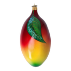 Sultry Nectar Solstice | Hand-Painted Glass Ornament | Blubom 2022-255