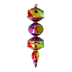 Amethyst Aurora | Hand-Painted Glass Ornament | Blubom 2022-256
