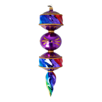 Amethyst Aurora | Hand-Painted Glass Ornament | Blubom 2022-256