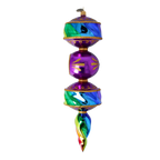Amethyst Aurora | Hand-Painted Glass Ornament | Blubom 2022-256