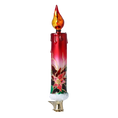 Load image into Gallery viewer, Christmas Candle. Handmade Glass Christmas ornament. 2022-263
