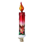 Solitary Petal Vigil | Hand-Painted Glass Ornament | Blubom 2022-263