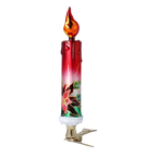 Solitary Petal Vigil | Hand-Painted Glass Ornament | Blubom 2022-263