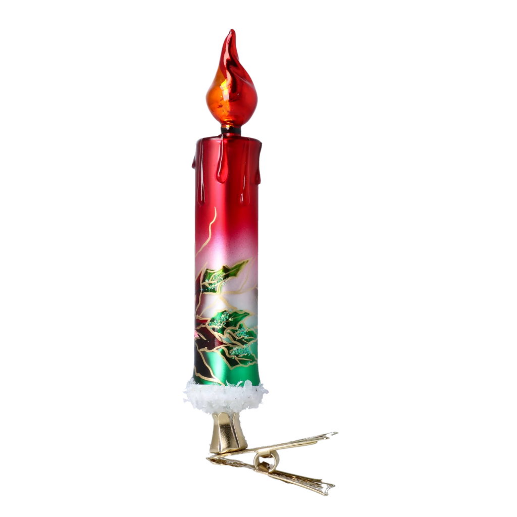 Solitary Petal Vigil | Hand-Painted Glass Ornament | Blubom 2022-263