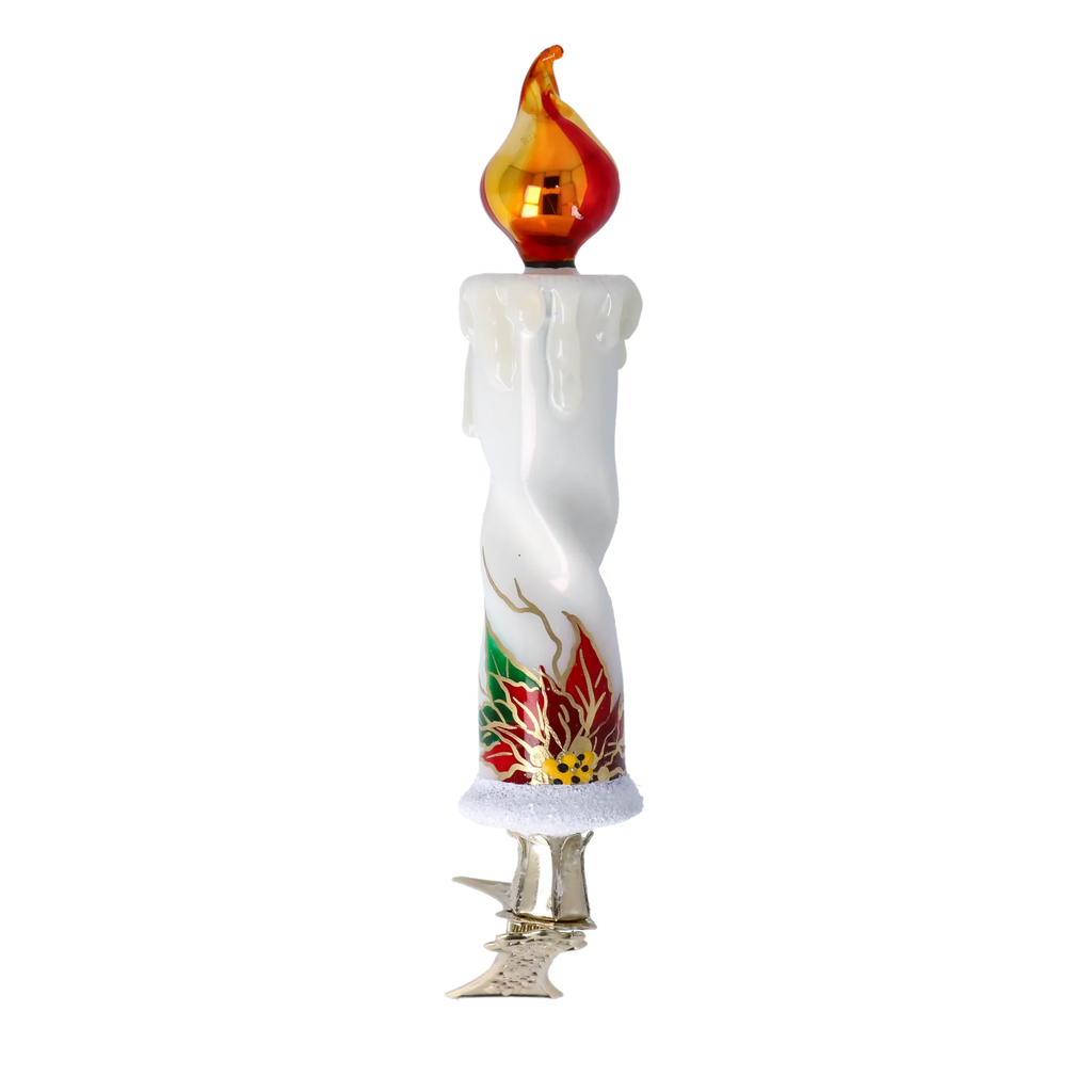 Radiant Petal Vigil | Hand-Painted Glass Ornament | Blubom 2022-265