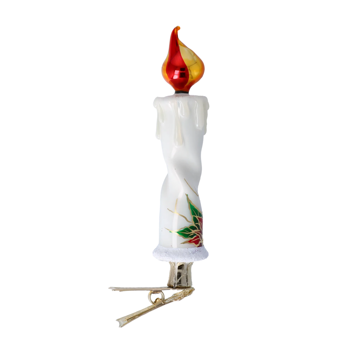 Radiant Petal Vigil | Hand-Painted Glass Ornament | Blubom 2022-265
