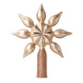 Load image into Gallery viewer, Champagne Star Tree Topper  Finials 2022-301
